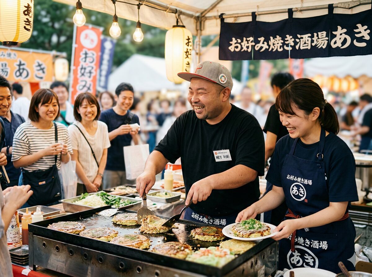 お好み焼き酒場あき 代表 緒方 利彰 様
